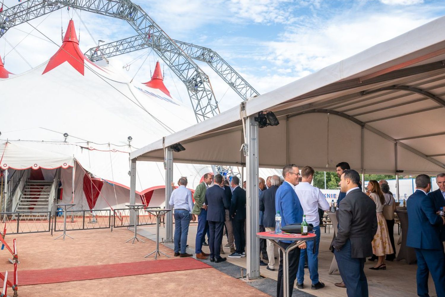 Alkagesta leadership among guests at the SUISSENEGOCE 20th anniversary reception in Geneva