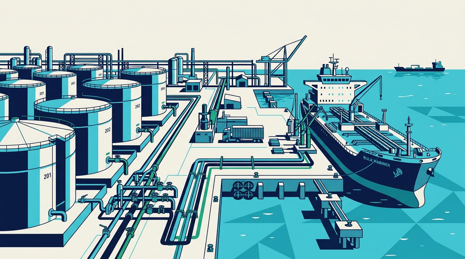Illustration: Alkagesta Expands European Footprint With Multi-Year Biofuel Storage Deal in Antwerp